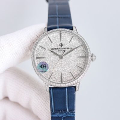 MKF Factory Vacheron Constantin Patrimony  Pave Diamond 36.5mm Watch